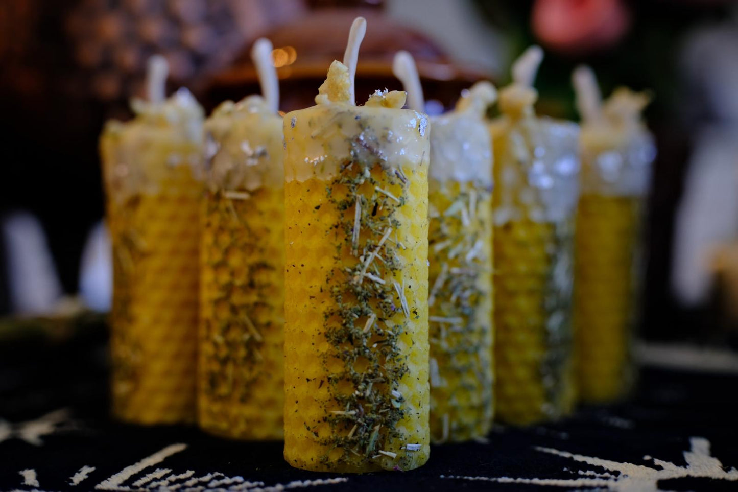 Gastgeschenk-Sets für Hochzeit - Bienenwachskerze mit Tee